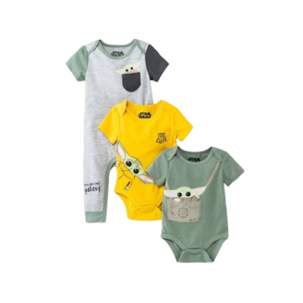 3pc baby Yoda set